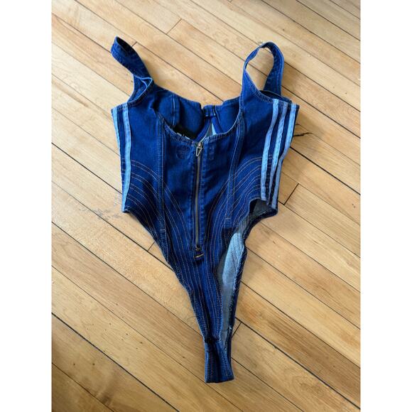 Adidas X Ivy Park Rodeo Denim Bodysuit - Picture 9 of 9